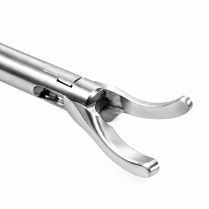 Portaagujas MIS Curvo con Bloqueo, Mordazas de Carburo de Tungsteno, Eje de 5 mm, Longitud de Trabajo de 17 cm, Longitud Total de 30 cm – ZETOMEDPRO - Product Image 2