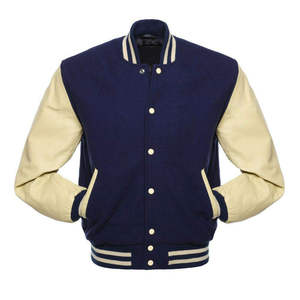 Casual Varsity Warm Letterman Style Jacket Perfect For Outdoor And Fashionable College Baseball Jacket For <b>Men</b> Warm Winter - Product Image 1