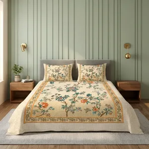 Elegante Juego de Ropa de Cama para Dormitorio con Diseño Moderno de Patrón Sólido, Ecológico, Duradero, Tela de Microfibra de 300 Hilos, para Toda Temporada - Product Image 2