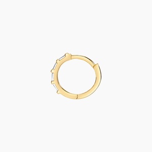 Anillo de Diamantes con Corte Baguette de Punta Compartida - Product Image 3
