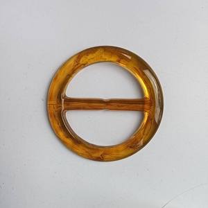 Classic Resin Buckle Oval Shape Light Brown High Quality <b>Bag</b> <b>Accessories</b> - Product Image 1