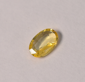 Zafiro amarillo natural ovalado de 1.45 quilates 9X5.7X2.7 mm, zafiro amarillo suelto para la fabricación de joyas - Product Image 4