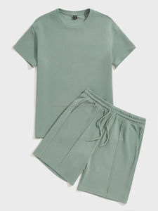 Print,fit,contrast,large Size,plus Size,2pcs,sets,quick Dry,shorts, <b>Suit</b> Summer Solid Clothing Cotton <b>T</b>-<b>shirt</b> Short Sets - Product Image 2