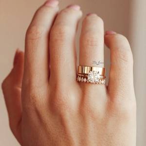 Luxury Elegant <b>925</b> Sterling <b>Silver</b> Classic Round Cut Gemstone Diamond Moissanite Half Eternity Wedding Engagement Band <b>Ring</b> - Product Image 1