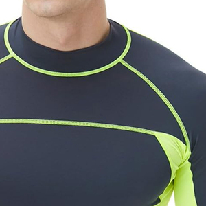 Low Price Rash Guards Custom Design Sublimation Printed Long Sleeve Cheap Price Plus Size Men Rash Guard - Product Image 3