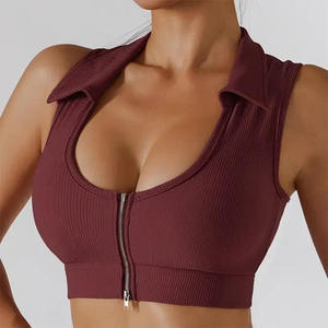 Ensemble de yoga et de fitness pour femmes, short et soutien-gorge à fermeture éclair sur le devant, fabriqué au Pakistan, nouveau design, vêtements de sport, ensemble de yoga pour femmes, matière respirante de qualité supérieure - Product Image 2