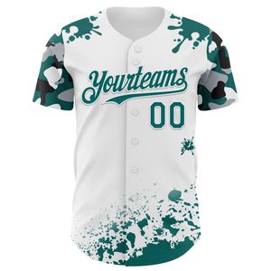 Maillot de baseball personnalisé 100% coton biologique antibactérien à manches courtes, col en V, bretelles en T, entièrement boutonné, unisexe, impression de nom et de numéro - Product Image 4