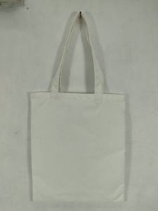 <b>Plain</b> white Cotton <b>Canvas</b> <b>Tote</b> <b>Bag</b> with Long Handles, Reusable Eco-Friendly Shopping <b>Bag</b>, Custom Logo Promotional Carry <b>Bag</b> - Product Image 2