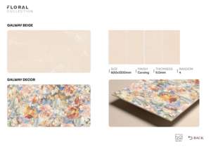 กระเบื้องพอร์ซเลนแกะสลักลายสามมิติระดับพรีเมียม ขนาด 60x120 ซม. 600x1200 มม. 24x48 นิ้ว ผิวสัมผัสสถาปัตยกรรมที่ประณีตสำหรับพื้นที่ร่วมสมัย - Product Image 3