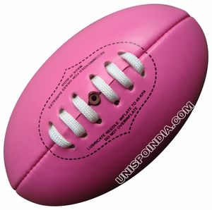 Ballon de football australien en cuir - Product Image 6