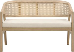Sofá de Madera Natural con Canapés: Diseño Atemporal de Mediados de Siglo con Comodidad - Product Image 4