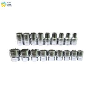 Jeu de clés à douilles en chrome vanadium de haute qualité, 24 pièces |   Kit d'outils de réparation automobile 6 pièces avec boîte de rangement en PVC, embout de 1/2 pouce - Product Image 3