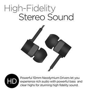 Auricolari musicali cablati Low Ryder da 3,5 mm con microfono - Product Image 6