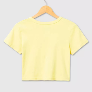 Camiseta Oversize Estampada para Mujer, Hombros Caídos, Manga Corta, Cuello Redondo, Estilo Casual Urbano de Algodón - Product Image 2