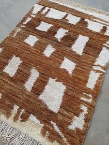 Tapis en jute noué à la main par un designer, avec taille et motif personnalisés, au prix de gros - Product Image 1