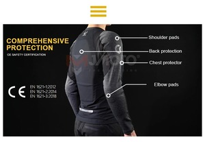 HIKE IMPEX Men's High Visibility <b>Summer</b> <b>Motorcycle</b> Safety <b>Jacket</b> Reflective Mesh Breathable Waterproof Windproof Full Sleeve - Product Image 4