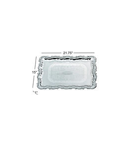 Bandeja de Estilo Vintage Hecha a Mano, Bandeja de Metal de Moda para Exportación, Decoración Inspirada en Bodas, Hecha de Metal por Zahid Exports - Product Image 2