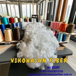 Mejor Precio Vikohasan, Fibra de Poliéster Reciclada 4D HCS Blanca, Material de Relleno, Certificación OEKO-TEX - Product Image 2