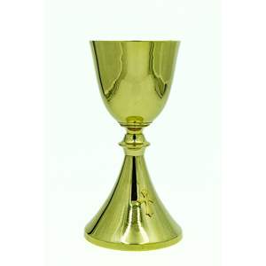 Cáliz de Iglesia de Lujo Chapado en Oro, Hecho a Mano, con Patena para la Sagrada Comunión, Copa de Altar Cristiana, Vajilla Religiosa - Product Image 1