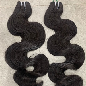 100% Remy Body Wave Bundles Mano atada de oreja a oreja Origen de Vietnam Cabello humano de alta calidad - Product Image 1