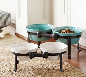 Strong Iron Stand with Stainless Steel <b>Dog</b> Food <b>Bowl</b> for Hygienic and Safe Pet Feeding Experience - Product Image 6