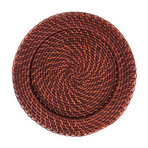 Plato de Rattan Natural Estilo Boho, Salvamantel Tejido a Mano para Decoración de Mesa de Comedor - Product Image 6