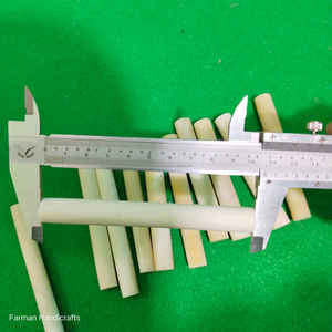 Hueso de búfalo real hecho a mano de 105 mm, rollo sólido, material natural para manualidades a precio económico. - Product Image 2