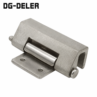 Charnière de meuble dissimulée en acier inoxydable/fer DG-DELER CL237, charnière de porte robuste, charnière pivotante, charnière de porte pliante