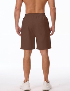 Shorts Bermuda pour Homme en Polyester 100% Vert Citron à Motif Écossais, Tissé, Décontracté, Respirant, Séchage Rapide, avec Cordon de Serrage et Poches, Taille Mi-Haute - Product Image 3