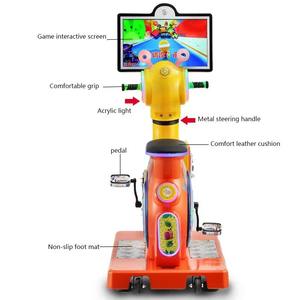 Manège pour enfants de qualité supérieure, Super Wheel Cycle Racing, monoplace, à monnayeur, pour usage intérieur, disponible à la vente - Product Image 5