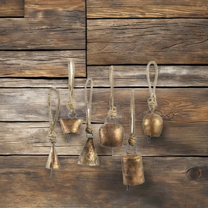 กระดิ่งวัวแบบย้อนยุคสำหรับสัตว์เลี้ยง เสียงดัง ป้องกันการสูญหาย ทำจากโลหะผสมทองแดงชุบ ตกแต่งด้วยธีมสัตว์ - Product Image 2