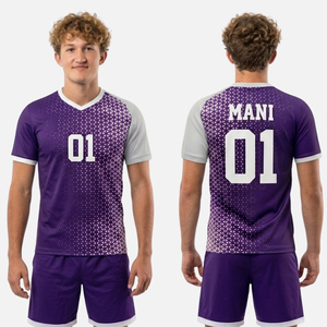เสื้อแฮนด์บอลพิมพ์ลายแบบซับลิเมชั่นตามสั่ง ชุดทีม ผ้าโพลีเอสเตอร์ตาข่าย แห้งเร็ว ระบายอากาศได้ดี พร้อมโลโก้ ชื่อ และหมายเลข ขายส่ง - Product Image 3