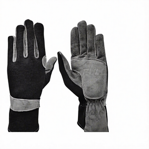 Gants de course en cuir unisexes à doigts entiers avec grip antidérapant et fermeture à cordon pour activités de plein air, résistants à l'usure en hiver - Product Image 5