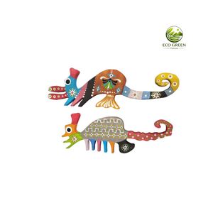 Arte de Pared de Peces de Madera Pintado a Mano, Escultura de Animales Marinos Coloridos, Arte Decorativo Ecológico con Protección UV - Product Image 4