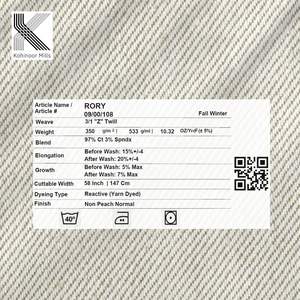 Fabricante Mayorista de Tela Tweed Pesada de 350 g/m², 97% Algodón, 3% Elastano, Teñida con Hilo, Tejido 3/1 Z, Elástica, Transpirable y Suave para Chinos - Product Image 4