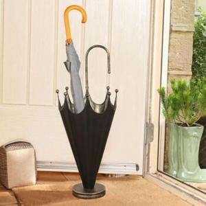 Porte-parapluie en métal robuste pour l'entrée, avec revêtement antirouille et structure durable - Product Image 2