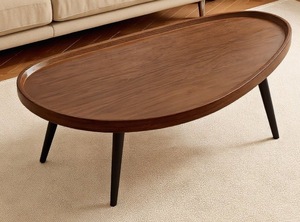 Decorative Handmade Eco-Friendly Modern Wood/Metal Living Room Coffee <b>Table</b> - Product Image 1