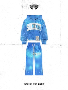 Conjunto de Sudadera con Capucha TIGERZ Society 88, Estampado por Sublimación, Unisex, Estilo Urbano, Diseño con Cremallera Extra Grande, Tejido de Poliéster para Otoño - Product Image 4