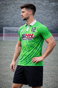 เสื้อทีม SHH แบบลำลองสำหรับฤดูใบไม้ร่วง พิมพ์ลายแบบ Heat-Transfer พร้อมชื่อและหมายเลขตามสั่ง พิมพ์ลายเต็มตัว แห้งเร็ว บริการ OEM - Product Image 4