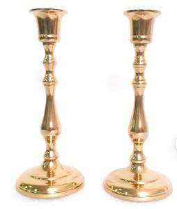 Candelabro de Metal Dorado, Forma Cilíndrica, Decoración Duradera para el Hogar - Product Image 3
