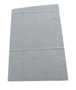การ์ดเชิญพิมพ์ลายตามสั่ง การ์ดอวยพรทำมือจากกระดาษป่านแบบเรียบ - Product Image 1