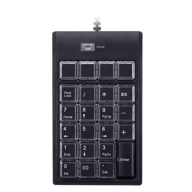 New Hot Selling Digimore Taiwan Made Plastic Wired USB 23-Key Programmable Macro Numeric Keypad Control Pad for Desktop/Laptop