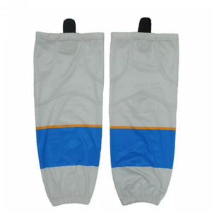 Knee High <b>Leg</b> <b>Warmers</b> Black Blue Stripe Cycling Breathable Spandex Polyester Adult Summer Sports Socks - Product Image 2