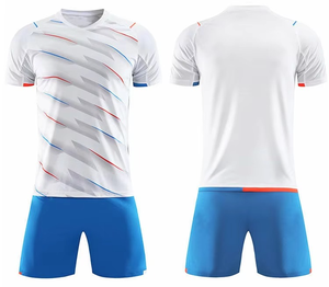 ชุดเสื้อฟุตบอลดีไซน์ใหม่ แบบซับลิเมชั่น สำหรับผู้ชาย ชุดทีมฟุตบอลสั่งทำพิเศษ พร้อมโลโก้และหมายเลข - Product Image 1