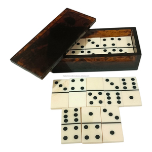 Juego de Dominó de Resina Ecológico Hecho a Mano con Caja de Almacenamiento con Logotipo Personalizado, Juego de Dominó Premium para Regalos - Product Image 2