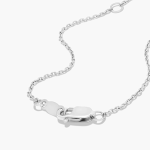Collar de Cadena de Plata 925 con Diamantes Moissanite, Estilo Fino y Minimalista, Joyería Elegante, Regalo para Mujer - Product Image 6
