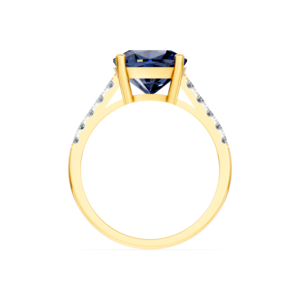 14K 9K 10K 18K Solid Gold 3Ct Lab Gemstone <b>Custom</b> <b>Ring</b> Certified Ethical Fine Jewelry MOQ 3pc 10pc RJC OEM ODM E201267 - Product Image 2