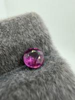 Zehra Gems Schmuck BS107 6MM Natürlicher Purpurrosa Saphir Brillantschliff 1,00 Karat Farbspiel Ceylon Loser Edelstein Facettiert für