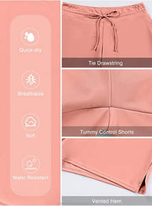 Traje de Baño de una Pieza para Mujer, Poliéster/Nailon, Control de Abdomen, Secado Rápido, Color y Logotipo Personalizables, Shorts de Playa - Product Image 5