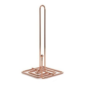 Porte-rouleau de papier toilette en métal au design fabuleux, couleur or rose, porte-serviettes, porte-papier toilette à prix abordables - Product Image 1